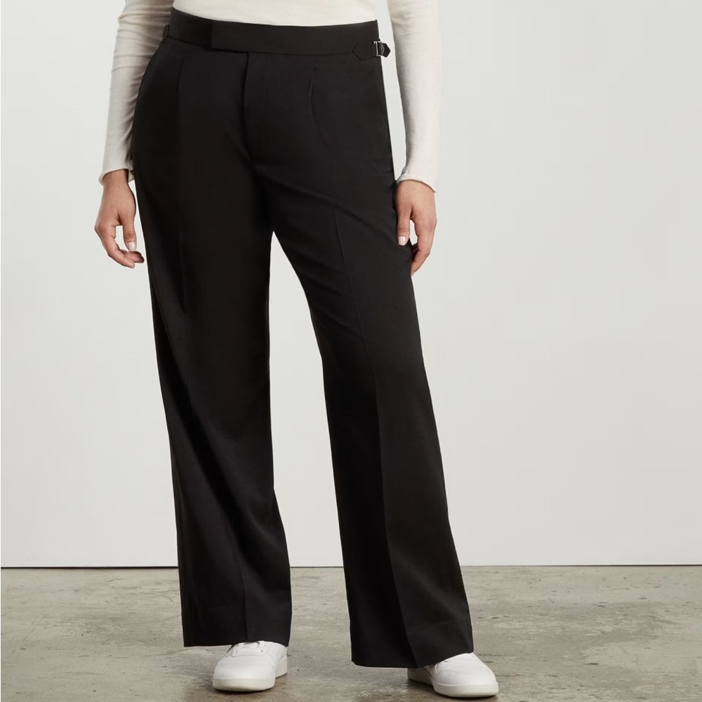 Everlane 80s Italian Wool Pant black 6